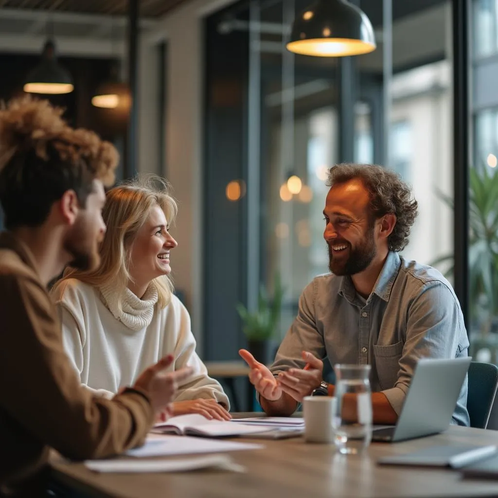 Fondateurs d'ÉmoCoach lors de la création de l'entreprise